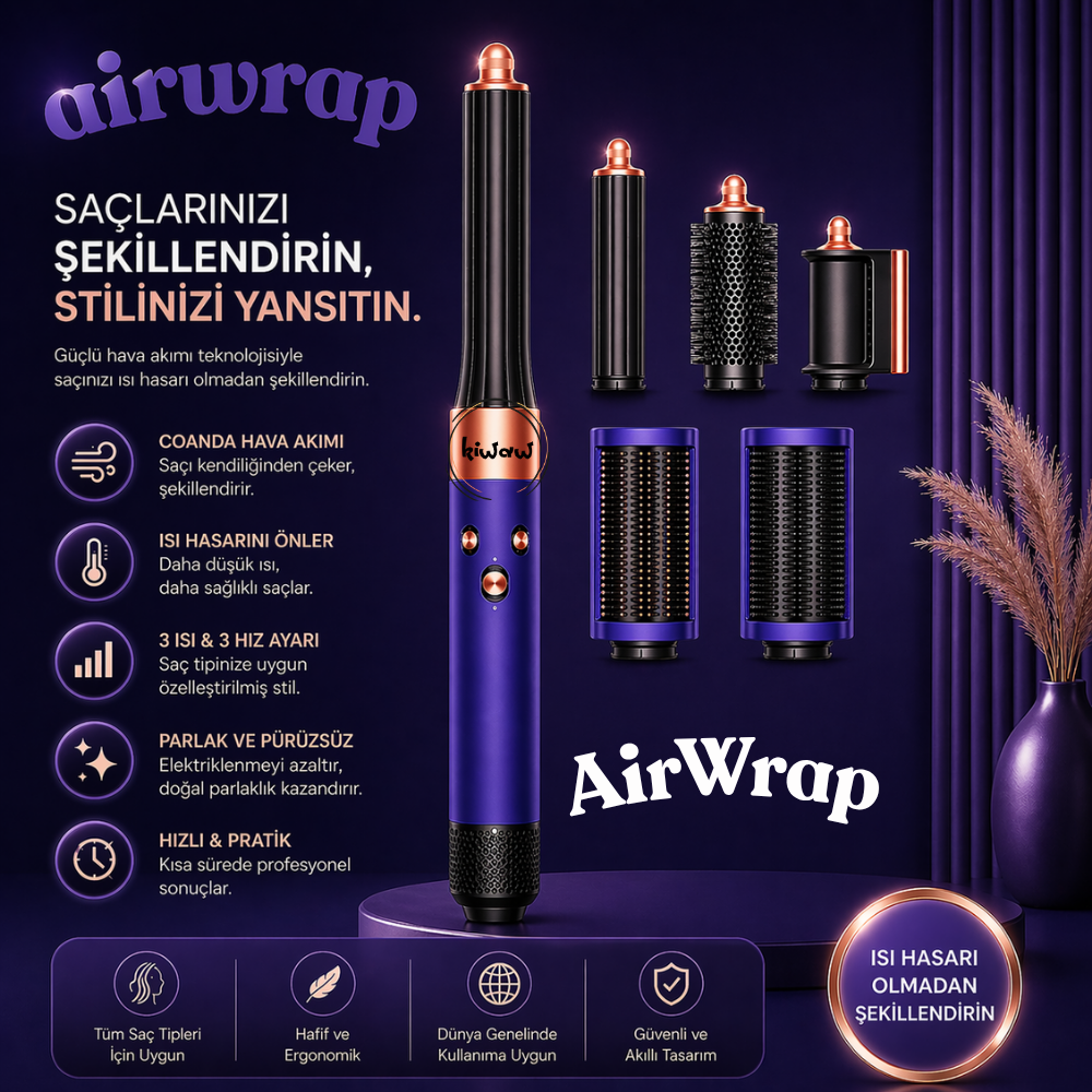 AirWrap: Evde Salon Kalitesinde Saç Şekillendirme